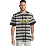 custom pittsburgh pirates stripe layers black white jersey best selling