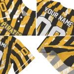 custom pittsburgh pirates stripe paint black jersey best selling