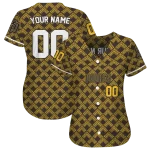 custom san diego padres chevron interlock brown jersey best selling