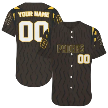 custom san diego padres chevron rhythm brown jersey best selling