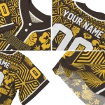 custom san diego padres pineapple palm geo brown jersey best selling