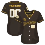 custom san diego padres plain classic brown jersey best selling