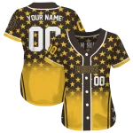custom san diego padres star burst gold jersey best selling