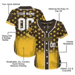 custom san diego padres star burst gold jersey best selling