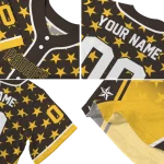 custom san diego padres star burst gold jersey best selling