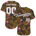 custom san diego padres tropical flamingo brown jersey best selling