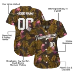 custom san diego padres tropical flamingo brown jersey best selling