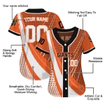 custom san francisco giants curved stripes orange white jersey best selling