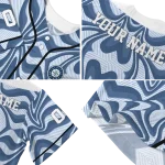 custom seattle mariners psychedelic curves navy blue jersey best selling