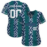 custom seattle mariners squares grid navy blue jersey best selling