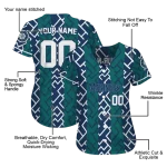 custom seattle mariners squares grid navy blue jersey best selling