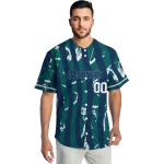 custom seattle mariners stripe paint navy blue jersey best selling