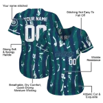 custom seattle mariners stripe paint navy blue jersey best selling