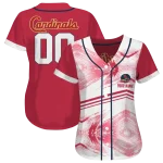 custom st louis cardinals arrow fade red white jersey best selling
