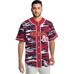 custom st louis cardinals camo splash red jersey best selling