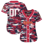 custom st louis cardinals camo splash red jersey best selling