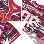 custom st louis cardinals camo splash red jersey best selling