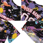 custom st louis cardinals paint splatter black jersey best selling