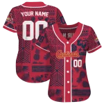 custom st louis cardinals pineapple palm geo red jersey best selling