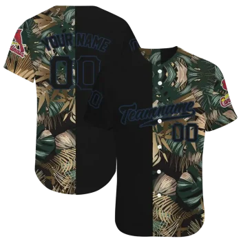 custom st louis cardinals tropical foliage black jersey best selling