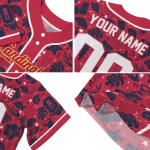 custom st louis cardinals tropical hibiscus seashells red jersey best selling