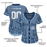 custom tampa bay rays blazing stripes navy jersey best selling