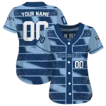 custom tampa bay rays edgy stripes navy jersey best selling