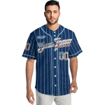 custom tampa bay rays vertical stripes navy jersey best selling