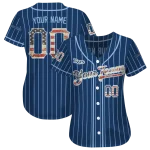 custom tampa bay rays vertical stripes navy jersey best selling