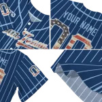 custom tampa bay rays vertical stripes navy jersey best selling