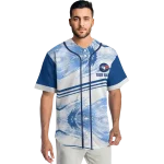 custom toronto blue jays arrow fade blue white jersey best selling