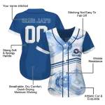 custom toronto blue jays arrow fade blue white jersey best selling