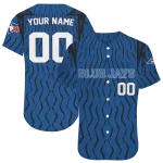 custom toronto blue jays chevron rhythm blue jersey best selling