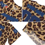 custom toronto blue jays leopard spot jersey best selling