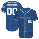 custom toronto blue jays pineapple palm geo blue jersey best selling