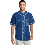 custom toronto blue jays pineapple palm geo blue jersey best selling