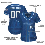 custom toronto blue jays pineapple palm geo blue jersey best selling