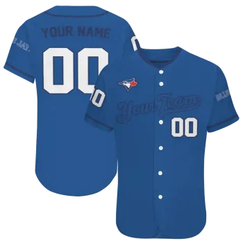 custom toronto blue jays plain classic blue jersey best selling