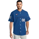 custom toronto blue jays plain classic blue jersey best selling