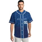 custom toronto blue jays star burst navy jersey best selling
