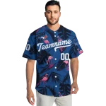 custom toronto blue jays tropical flamingo blue jersey best selling