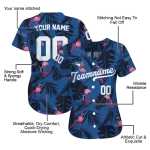 custom toronto blue jays tropical flamingo blue jersey best selling