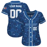 custom toronto blue jays tropical hibiscus seashells blue jersey best selling