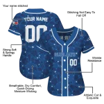 custom toronto blue jays tropical hibiscus seashells blue jersey best selling