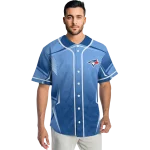 custom toronto blue jays wavy flow blue jersey best selling