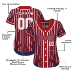 custom washington nationals blazing stripes red jersey best selling
