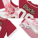 customized arizona diamondbacks arrow fade red white jersey best selling