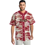 customized arizona diamondbacks camo splash red jersey best selling