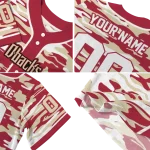 customized arizona diamondbacks camo splash red jersey best selling