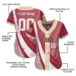 customized arizona diamondbacks curved stripes red white jersey best selling